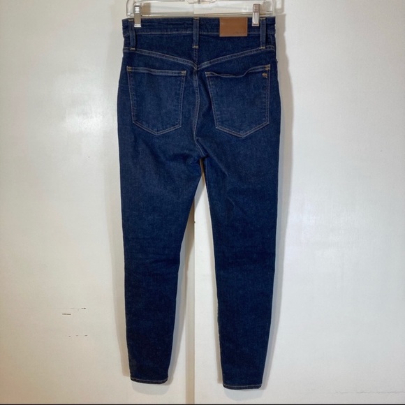 Madewell Women's Skinny Jeans - Dark Blue - Picture 2 of 6